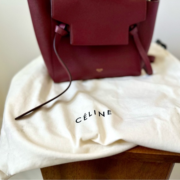 CÉLINE Micro Belt Bag in Maroon - Picture 5 of 5